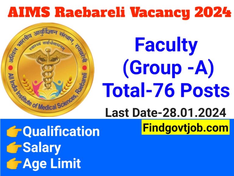 aiims-raebareli-faculty-recruitment-2024