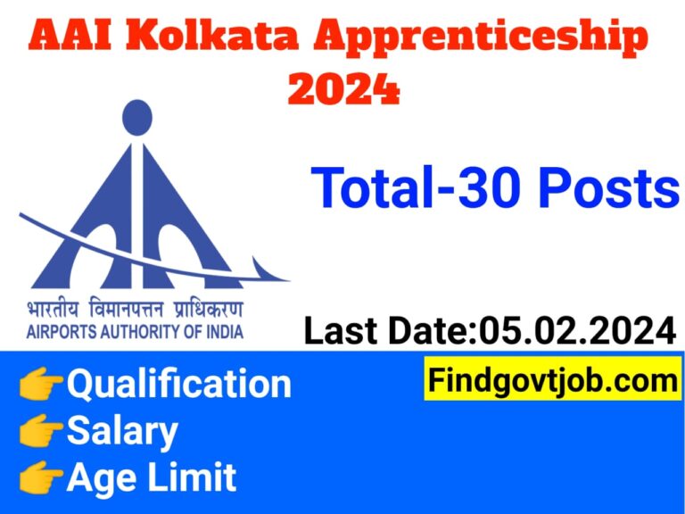 AAI Kolkata Apprenticeship 2024 -30 Posts