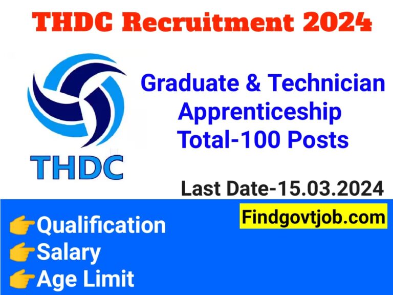 THDC Apprenticeship 2024
