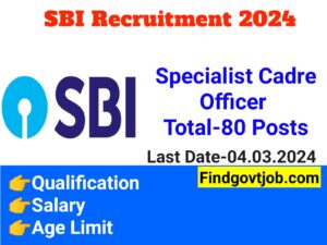 SBI SCO Recruitment 2024